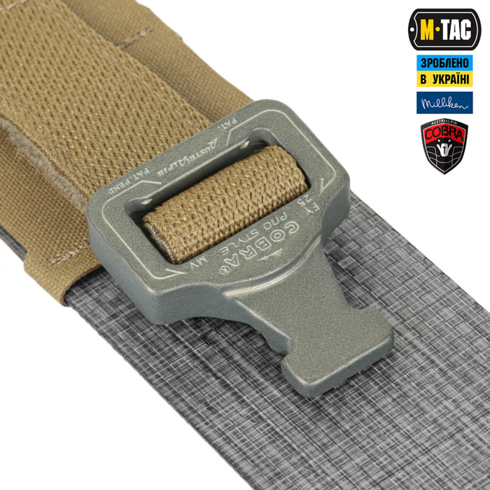 M-Tac ремінь Tiger Belt Cobra Buckle Coyote M/L