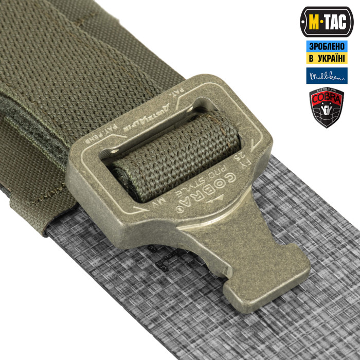 M-Tac ремінь Tiger Belt Cobra Buckle Ranger Green M/L
