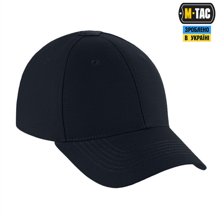 M-Tac бейсболка Elite Flex ріп-стоп Dark Navy Blue S/M