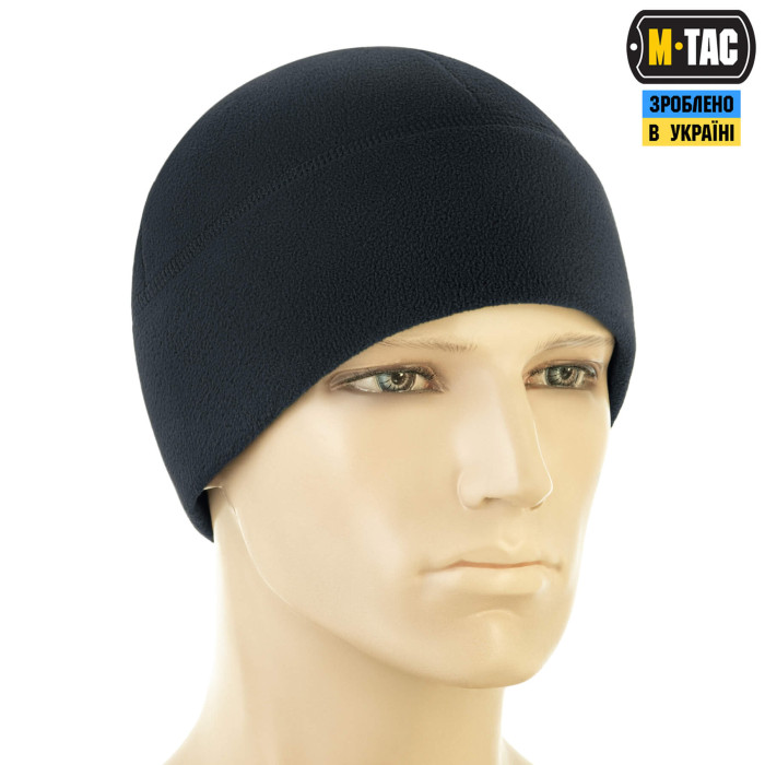 M-Tac шапка Watch Cap Elite фліс (320г/м2) with Slimtex Dark Navy Blue XL