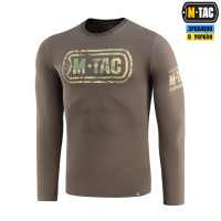 M-Tac футболка Logo довгий рукав Dark Olive 2XL