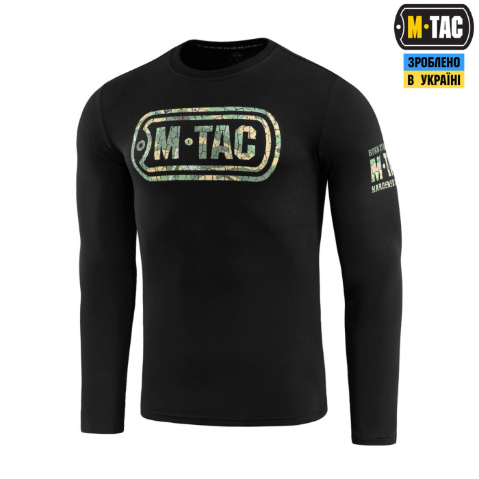 M-Tac футболка Logo довгий рукав Black M