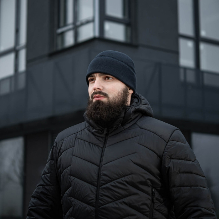M-Tac шапка Watch Cap Elite фліс (320г/м2) with Slimtex Dark Navy Blue XL