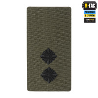 M-Tac погон на липучці Лейтенант (вишивка) Ranger Green