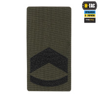 M-Tac погон на липучці Штаб-Сержант (вишивка) Ranger Green