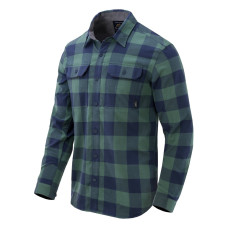 Сорочка PG-Moss Green Checkered 2XL/R Helikon GREYMAN - NYLON SORONA BLEND H3572-PG