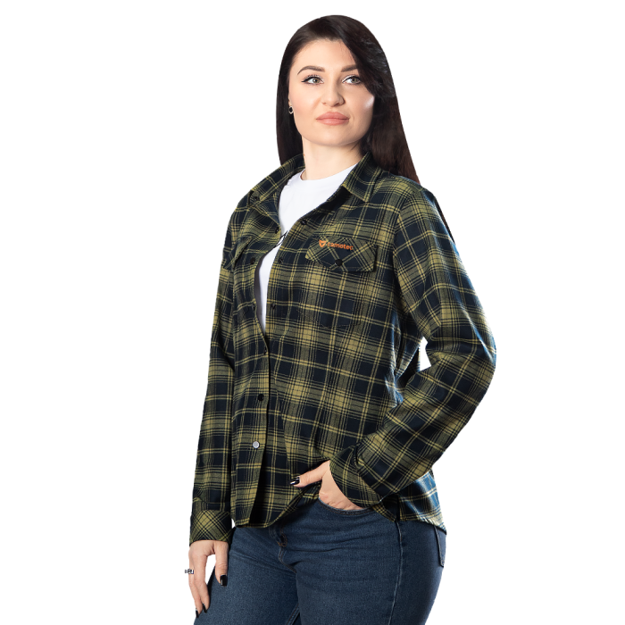 Сорочка Pani "Буревій" (лого Tan) Lime Green/Navy 8757 L(р)