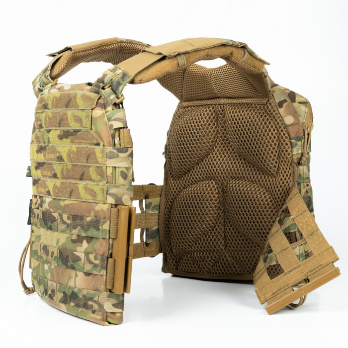 Плитоноска М3 Pro (Мультикам неоригінальний) з системою швидкого скидання Plate carrier Балістика 10