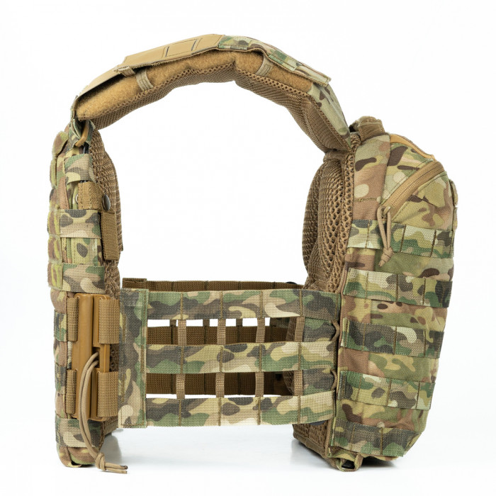 Плитоноска М3 Pro (Мультикам неоригінальний) з системою швидкого скидання Plate carrier Балістика 10