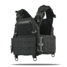 Плитоноска StrykeR (Plate Carrier) із швидким скиданням (камербанд скелет) AEGIS Чорна (Black) GEN 3
