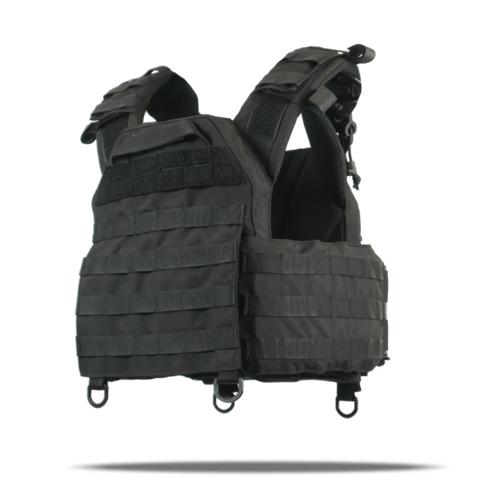 Плитоноска StrykeR (Plate Carrier) із швидким скиданням (камербанд скелет) AEGIS Чорна (Black) GEN 3