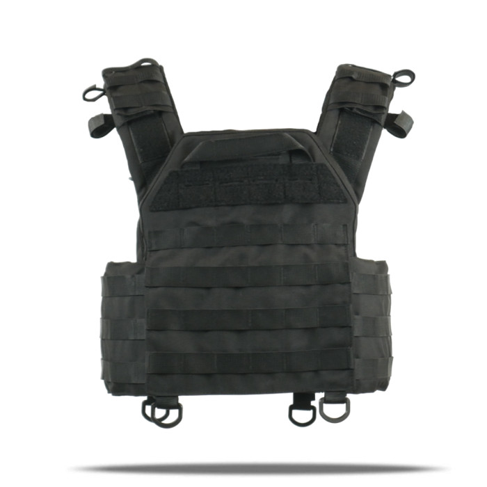 Плитоноска StrykeR (Plate Carrier) із швидким скиданням (камербанд скелет) AEGIS Чорна (Black) GEN 3