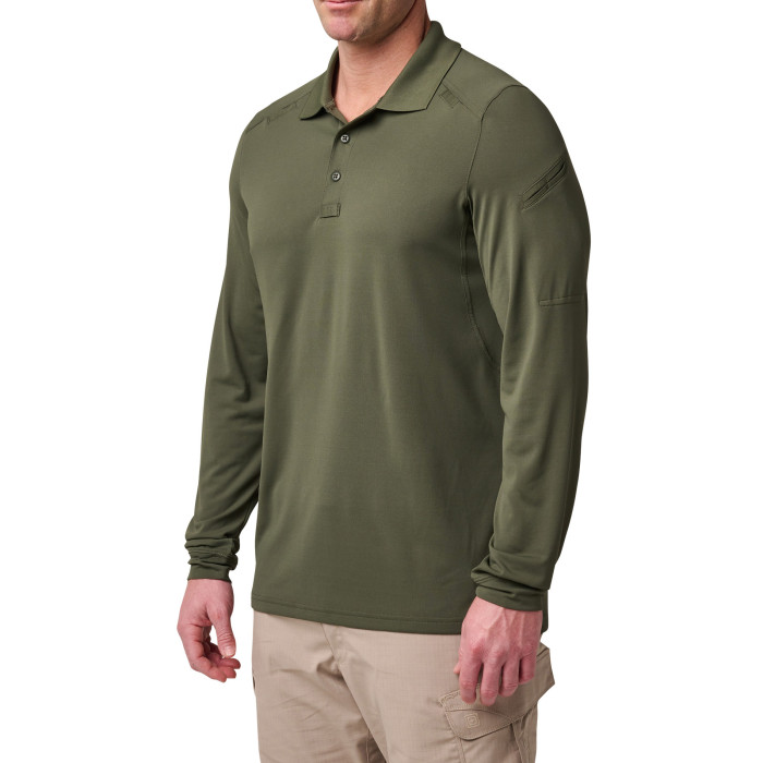 Поло TDU Green 2XL 5.11 Helios Long Sleeve Polo 42022-190