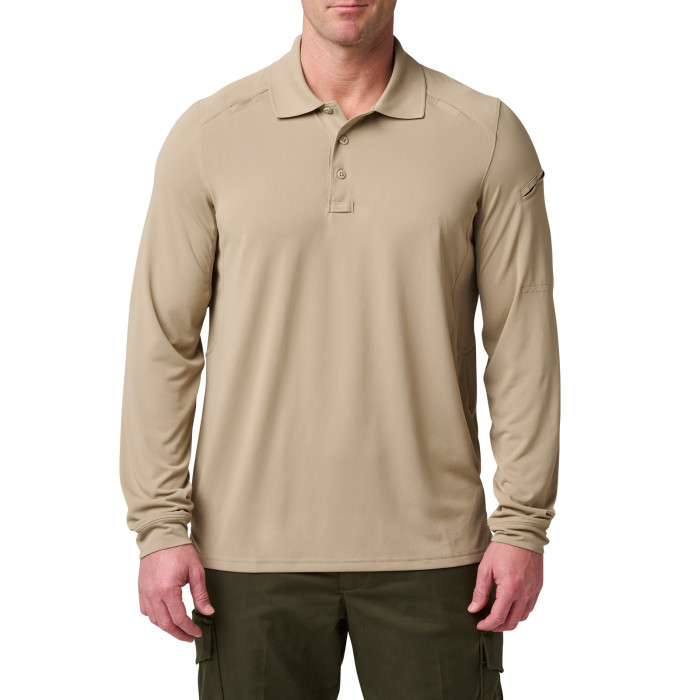 Поло Silver Tan M 5.11 Helios Long Sleeve Polo 42022-160