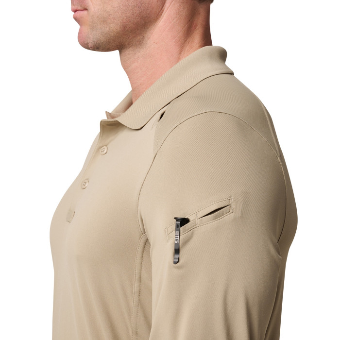 Поло Silver Tan M 5.11 Helios Long Sleeve Polo 42022-160