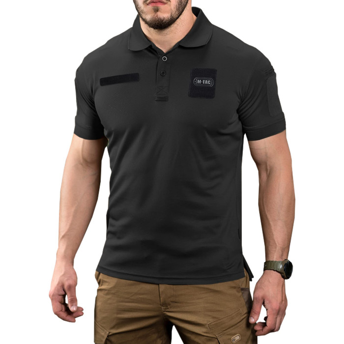 M-Tac поло Elite Tactical Coolmax Black L