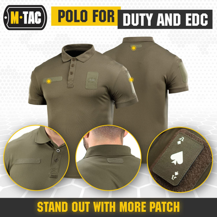 M-Tac поло Elite Tactical Coolmax Black L