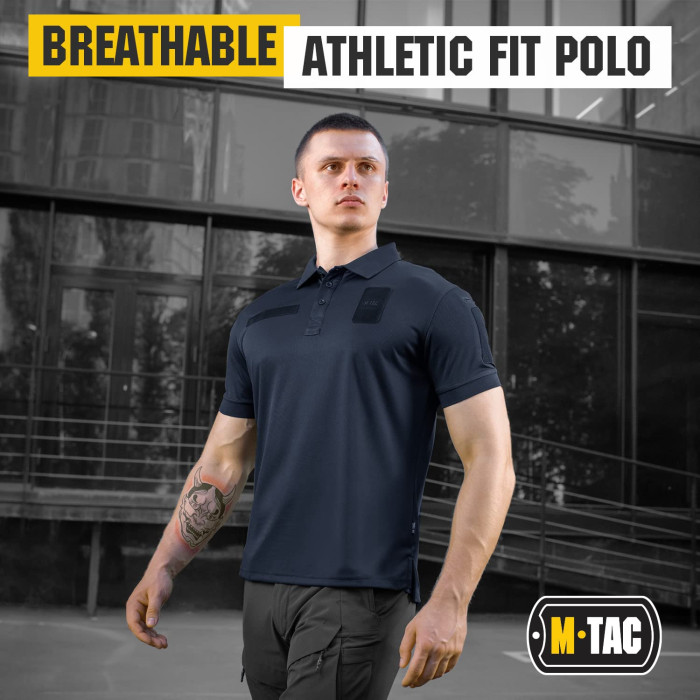 M-Tac поло Elite Tactical Coolmax Black L