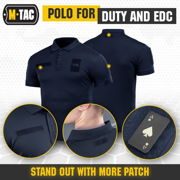 M-Tac поло Elite Tactical Coolmax Black L