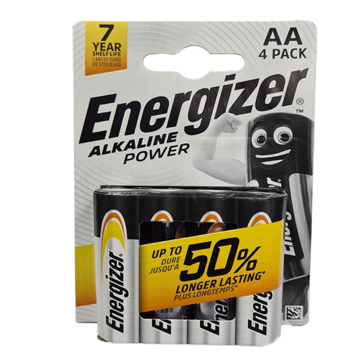Батарейка ENERGIZER лужна AA/LR6 (бл-3+1шт) 6429519
