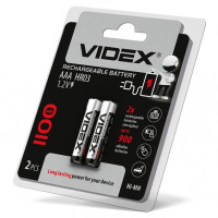 Акумулятор VIDEX AAA/HR03 1100mAh (бл-2 шт)