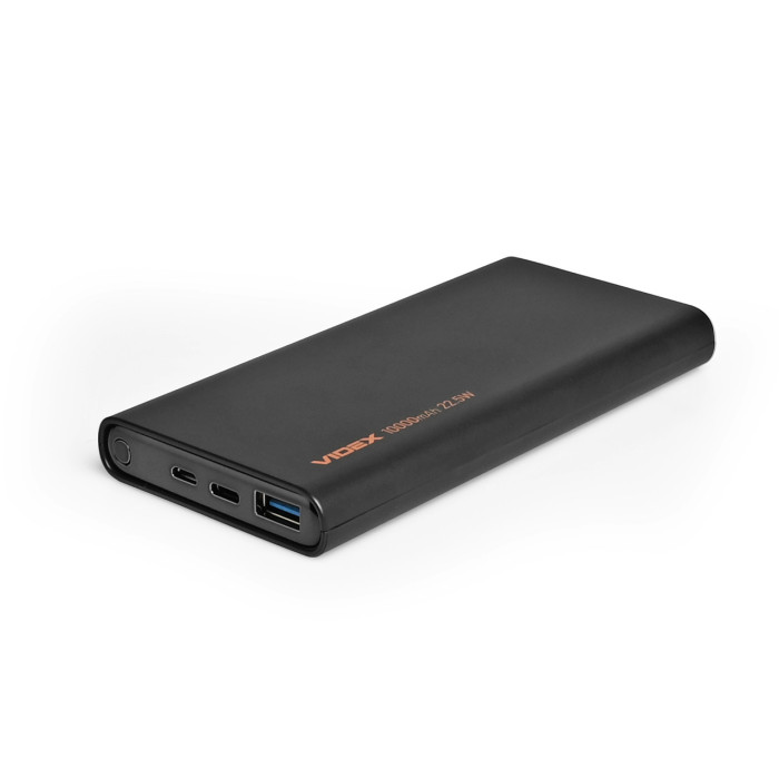 Power Bank VIDEX Black  10000 mAh 22.5W VPB-310-B