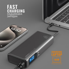 Power Bank VIDEX Black 20000mAh 100W PD LED дисплей VPB-323