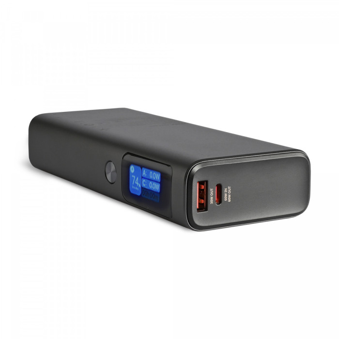 Power Bank VIDEX Black 20000mAh 100W PD LED дисплей VPB-323