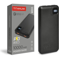 Power Bank TITANUM Black 10000mAh 22,5W QC+PD TPB-WQ55-B