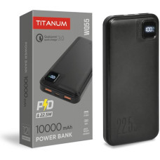 Power Bank TITANUM Black 10000mAh 22,5W QC+PD TPB-WQ55-B