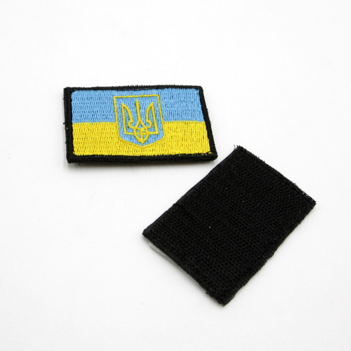 Прапор України з гербом 4 на 6 см