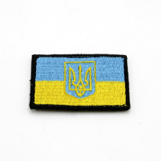 Прапор України з гербом 4 на 6 см