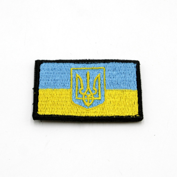 Прапор України з гербом 4 на 6 см