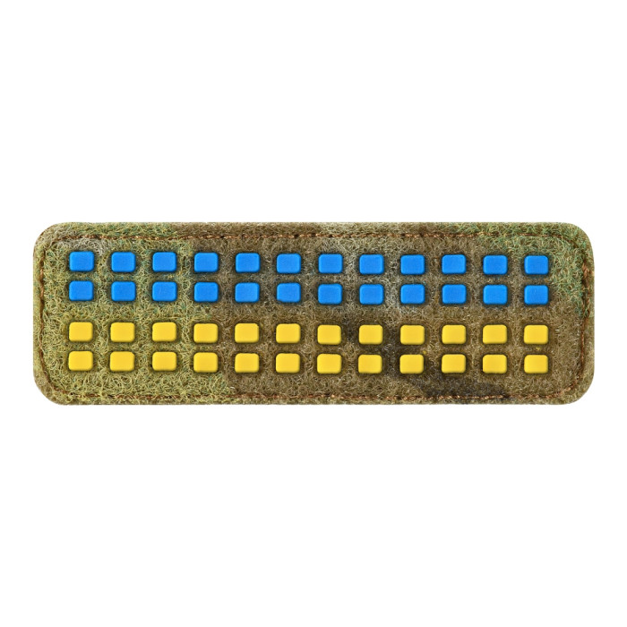 M-Tac нашивка прапор України 25х80 Velcro/PVC Multicam