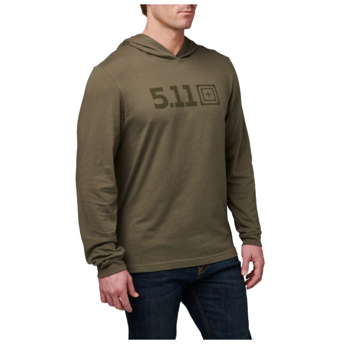 Реглан RANGER GREEN 2XL 5.11 Tactical Hooded Long Sleeve 76165-186