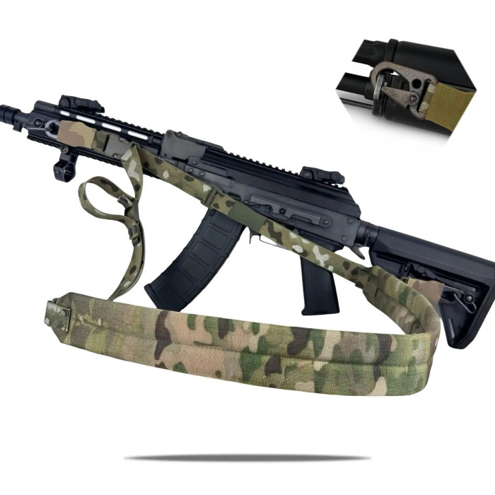 M-Tac ремінь збройовий трьохточковий Multicam