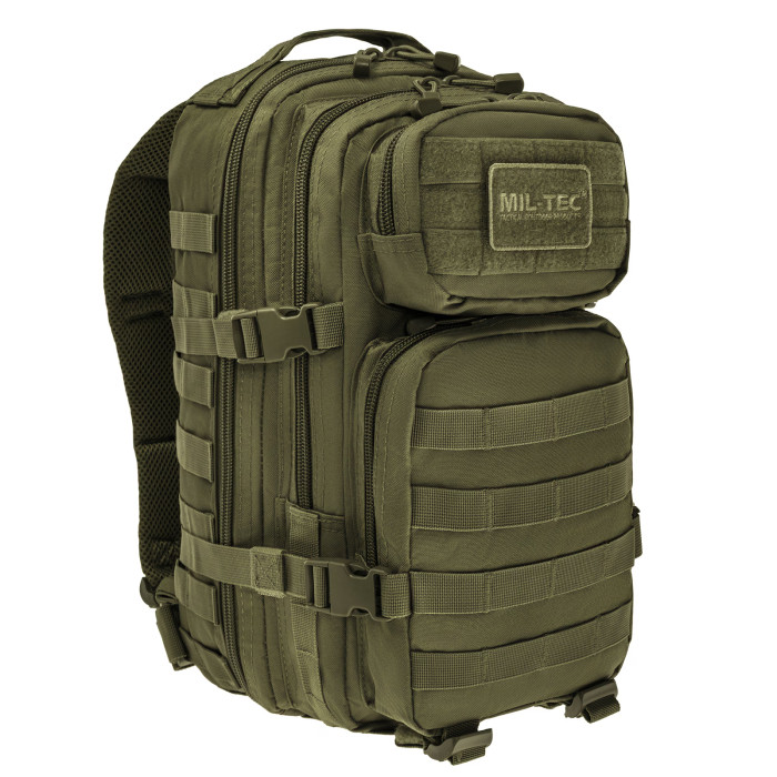 Рюкзак MIL-TEC Olive тактичний 20л c US Assault Pack SM 14002001-20