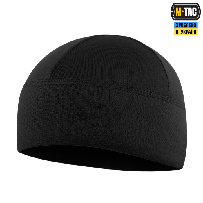 M-Tac шапка-підшоломник мікрофліс ріп-стоп Black M
