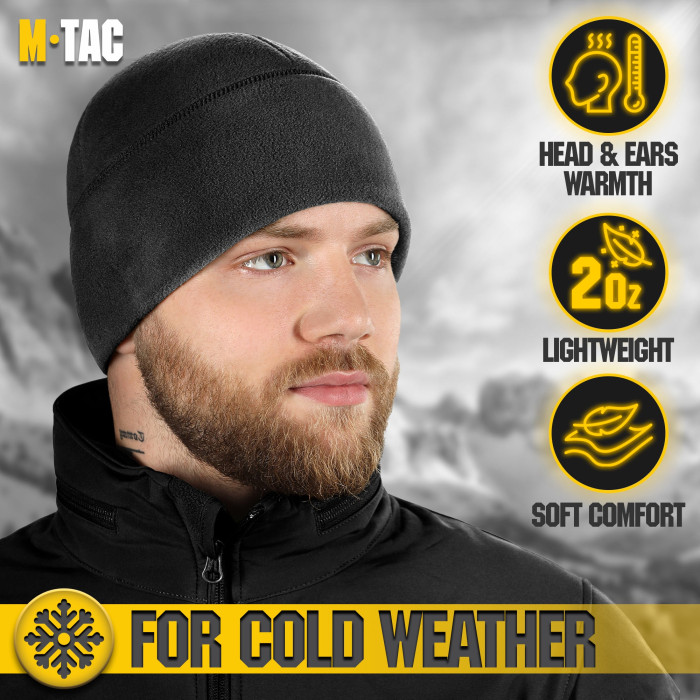M-Tac шапка Watch Cap Elite фліс (320г/м2) with Slimtex Army Olive M