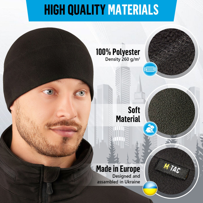 M-Tac шапка Watch Cap Elite фліс (320г/м2) Army Olive S