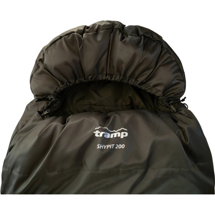 Спальник TRAMP Olive Shypit 200 ковдра з капюш правий 220/80 UTRS-059R-R