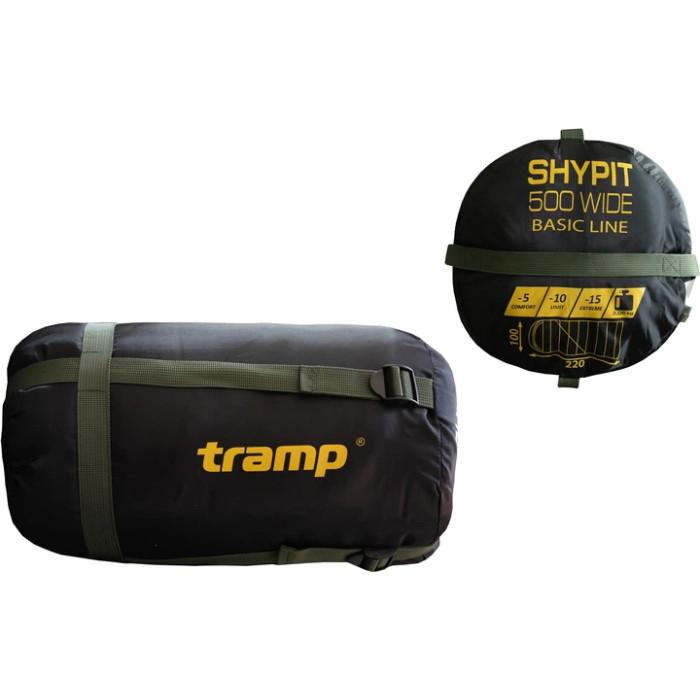 Спальник TRAMP Olive Shypit 500 Wide правий UTRS-062L-R