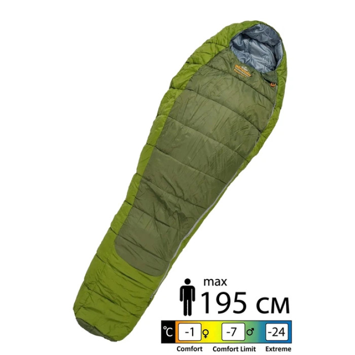 Спальник Pinguin Khaki Comfort PFM 195 Left Zip