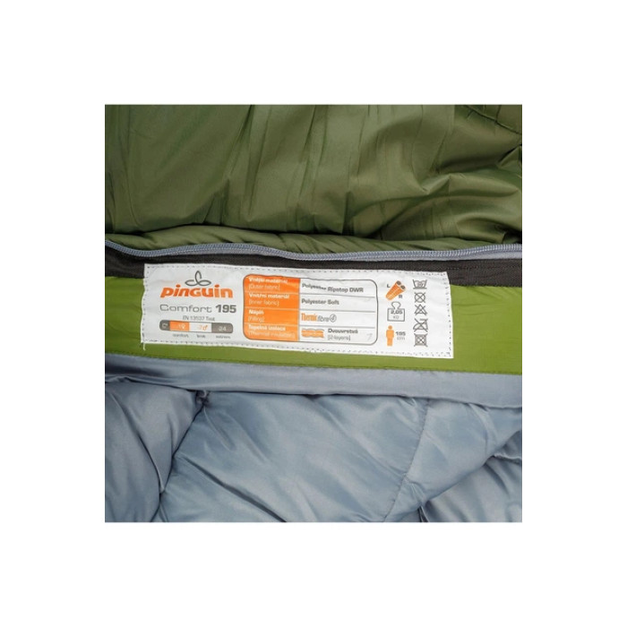 Спальник Pinguin Khaki Comfort PFM 195 Left Zip