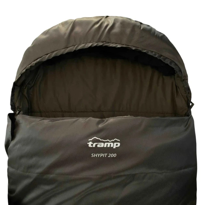 Спальник TRAMP Olive Shypit 200 ковдра з капюш правий 220/80 UTRS-059R-R