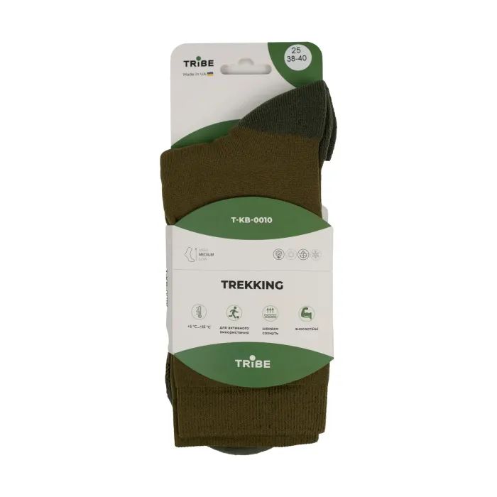 Шкарпетки Grey 38-40 TRIBE Treking T-KB-0010