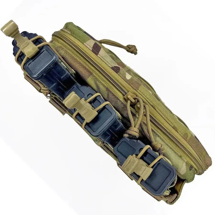 Штурмовий адмін-підсумок Plakard під 3 магазини Stryker на системі Velcro MultiCam