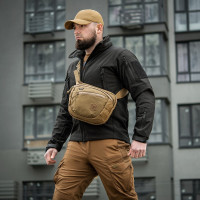 M-Tac сумка Sphaera Hardsling Bag Large з липучкою Elite Coyote