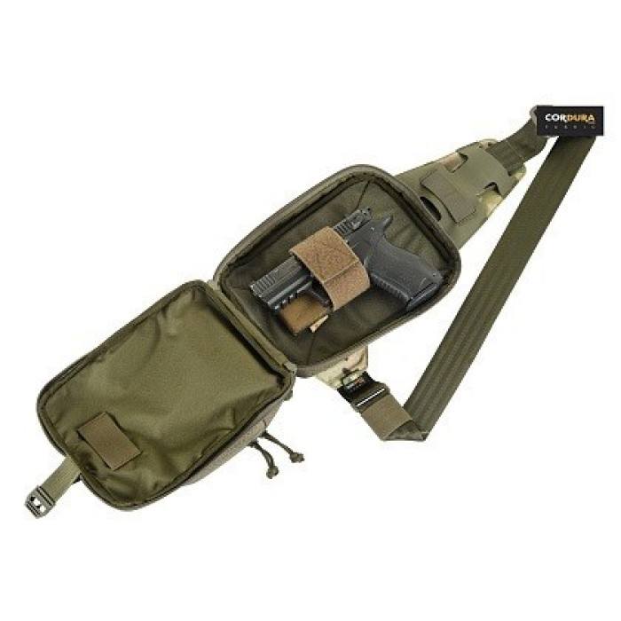 M-Tac сумка Sling Pistol Bag Elite Hex з липучкою Multicam/Ranger Green