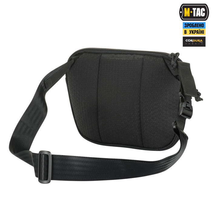 M-Tac сумка Sphaera Hardsling Bag Large з липучкою Elite Black